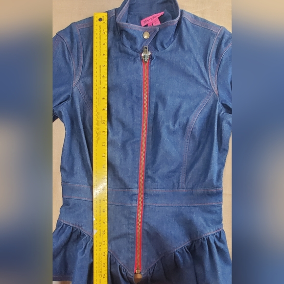 Betsey Johnson denim jacket! Vintage y2k - Picture 3 of 5